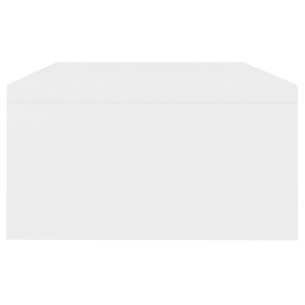 Monitor Mounts & Stands Monitor Stand White 42X24x13 Cm Engineered Wood