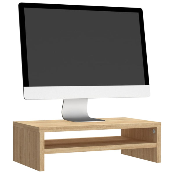 Monitor Mounts & Stands Monitor Stand Sonoma Oak 42X24x13 Cm Engineered Wood