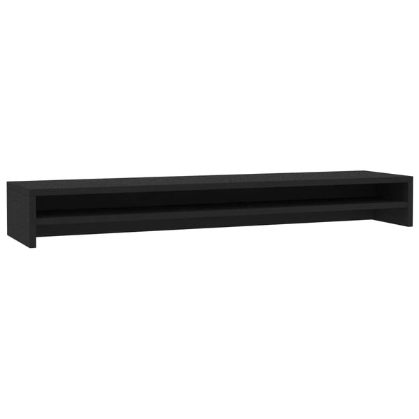 Monitor Mounts & Stands Monitor Stand Black 100X24x13 Cm Engineered Wood