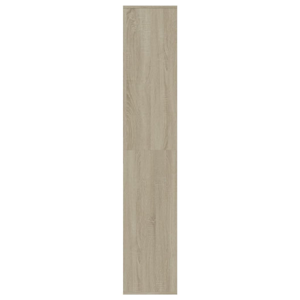 Vidaxl Shoe Cabinet Sonoma Oak 54X34x183 Cm Engineered Wood Shoe Cabinets