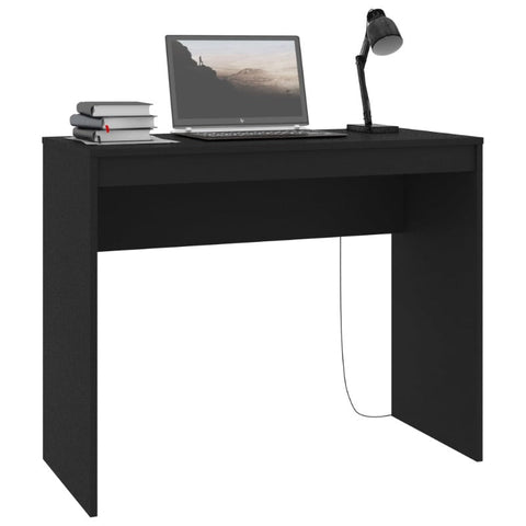 Desk Black 90X40x72cm Engineered Wood