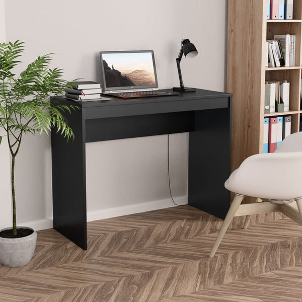 Vidaxl Desk Black 90X40x72 Cm Engineered Wood Home Office Desks