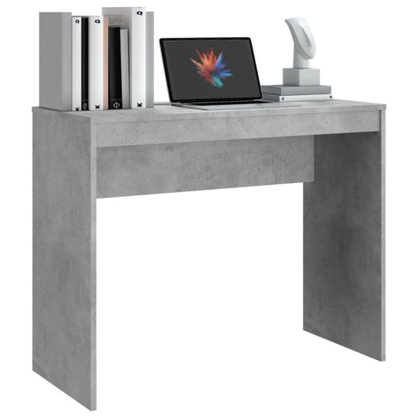 Desk Concrete Grey 90X40x72 Cm Engineered Wood Home Office Desks