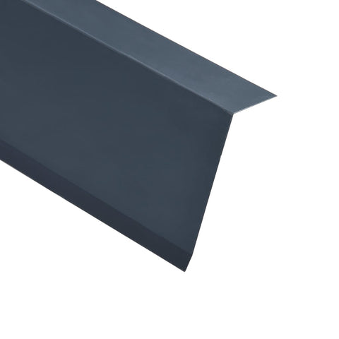 L Shape Roof Edge Plates 5 Pcs Aluminium Anthracite 170Cm Other Building Materials