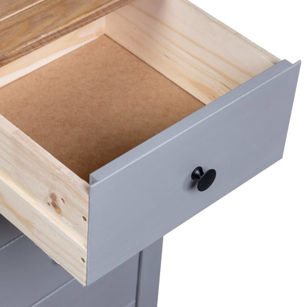 Sideboards & Buffets Sideboard Grey 46X40x89 Cm Pine Panama Range
