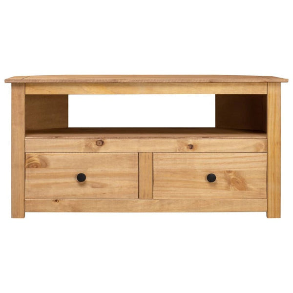 Vidaxl Corner Tv Cabinet 93X49x49 Cm Solid Pine Panama Range Tv Stands & Entertainment Units