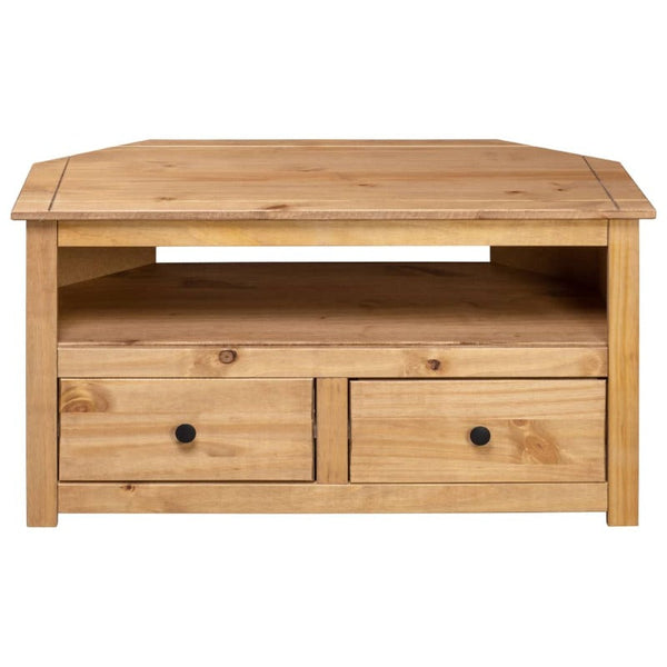 Vidaxl Corner Tv Cabinet 93X49x49 Cm Solid Pine Panama Range Tv Stands & Entertainment Units