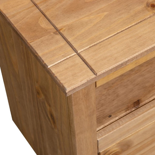 Vidaxl Corner Tv Cabinet 93X49x49 Cm Solid Pine Panama Range Tv Stands & Entertainment Units