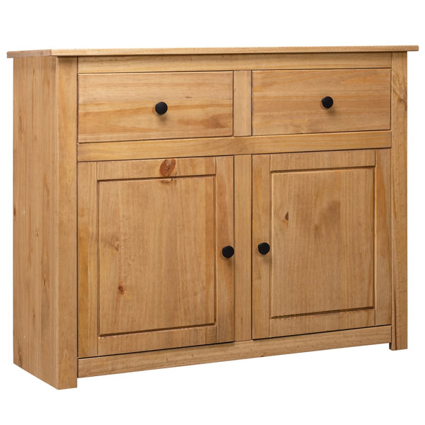 Sideboard 93X40x80 Cm Solid Pinewood Panama Range Sideboards & Buffets