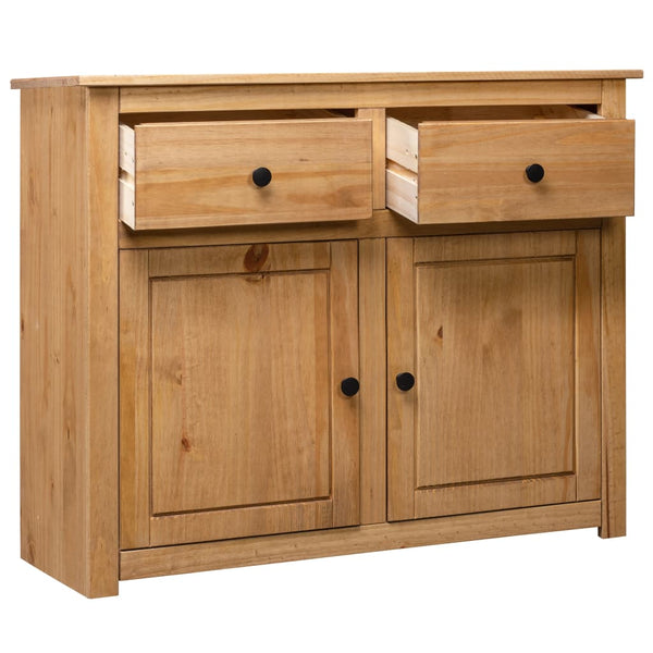 Sideboard 93X40x80 Cm Solid Pinewood Panama Range Sideboards & Buffets