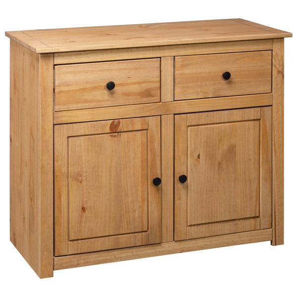 Sideboard 93X40x80 Cm Solid Pinewood Panama Range Sideboards & Buffets