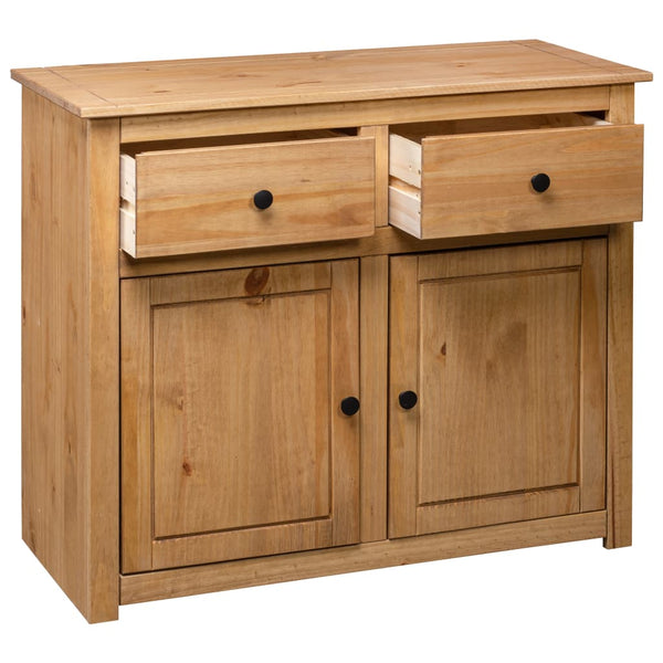 Sideboard 93X40x80 Cm Solid Pinewood Panama Range Sideboards & Buffets