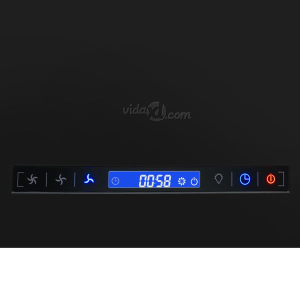 Rangehoods Hanging Island Range Hood Touch Sensor Lcd 37 Cm Powder Coated Steel