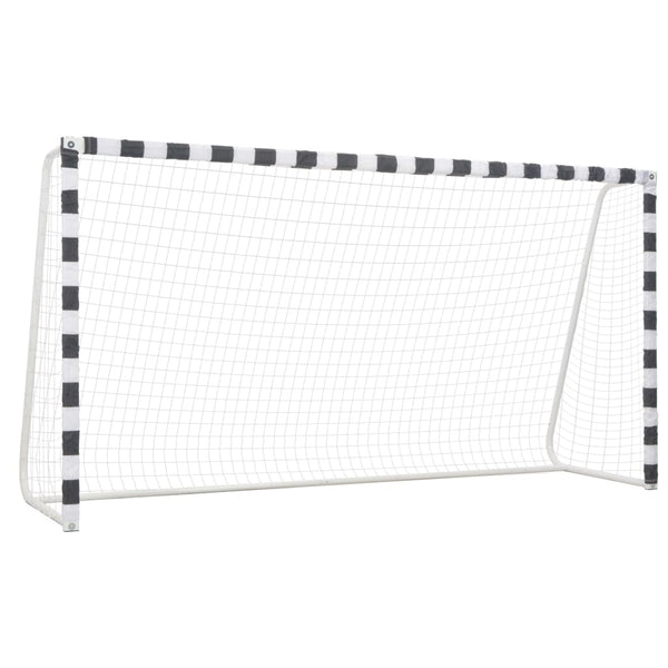 Soccer Goal 300X160x90 Cm Metal Black And White Soccer Goals