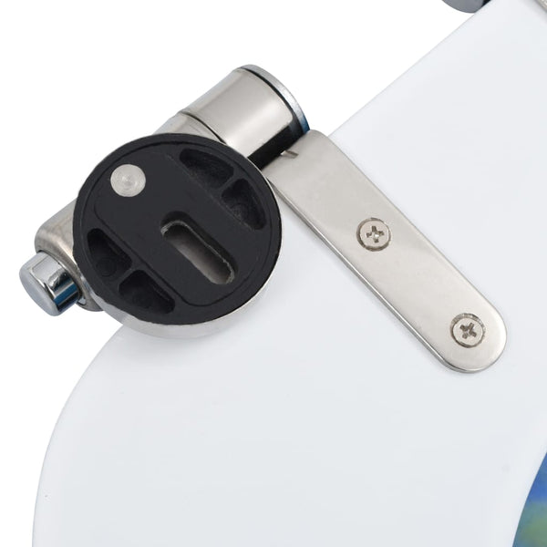 Wc 2 Pcs With Soft Close Lids Mdf Dolphins Design Toilet Seats