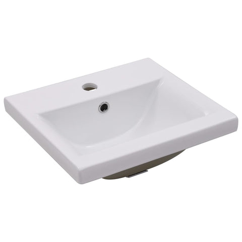 Built In Basin 42X39x18 Cm Ceramic White Bathroom Sinks