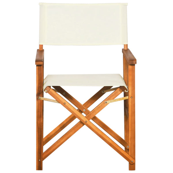 Director's Chairs 2 Pcs Solid Acacia Wood Patio Chairs