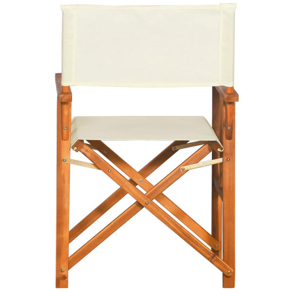 Director's Chairs 2 Pcs Solid Acacia Wood Patio Chairs