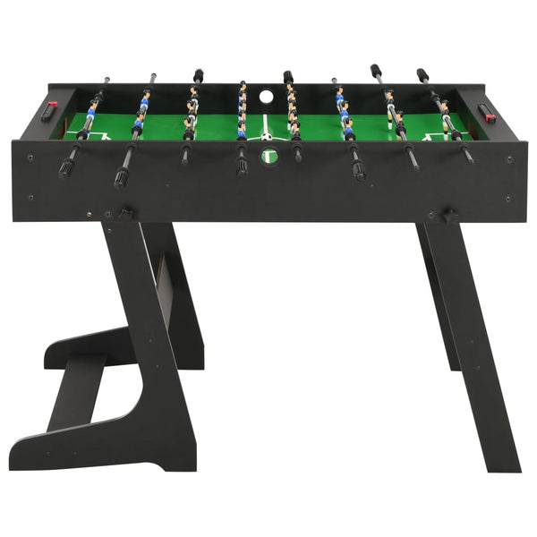 Folding Football Table 121X61x80 Cm Black Foosball