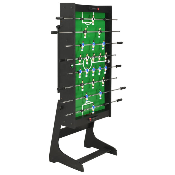 Folding Football Table 121X61x80 Cm Black Foosball