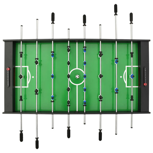 Folding Football Table 121X61x80 Cm Black Foosball