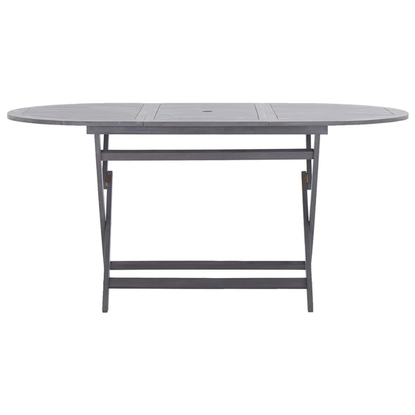 Vida Xl Folding Garden Table Solid Acacia Wood Placeholder