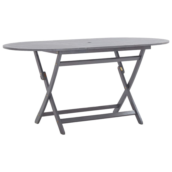 Vida Xl Folding Garden Table Solid Acacia Wood Placeholder