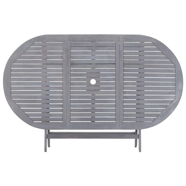 Vida Xl Folding Garden Table Solid Acacia Wood Placeholder