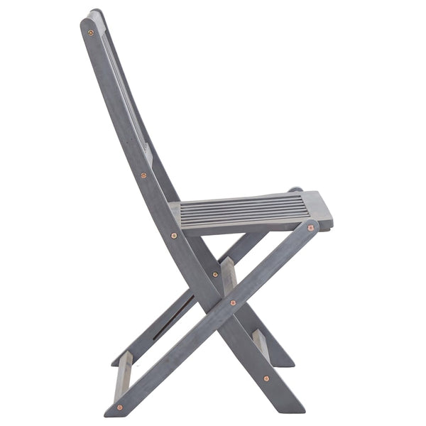 Folding Outdoor Chairs 4 Pcs Solid Acacia Wood