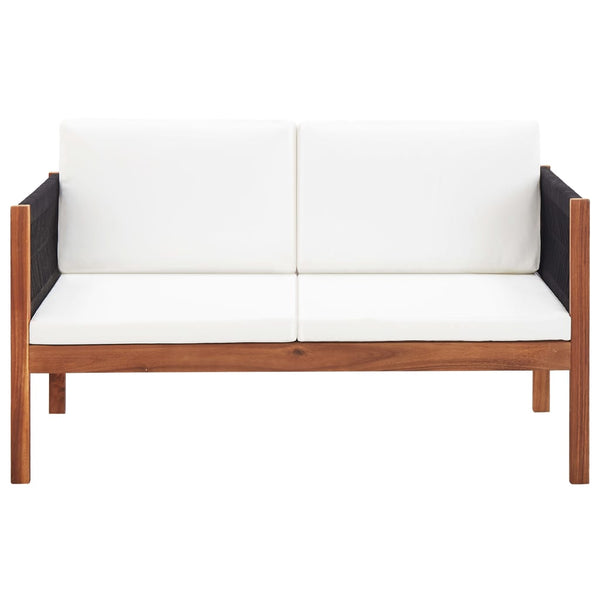 Garden Sofa 2-Seater Solid Acacia Wood