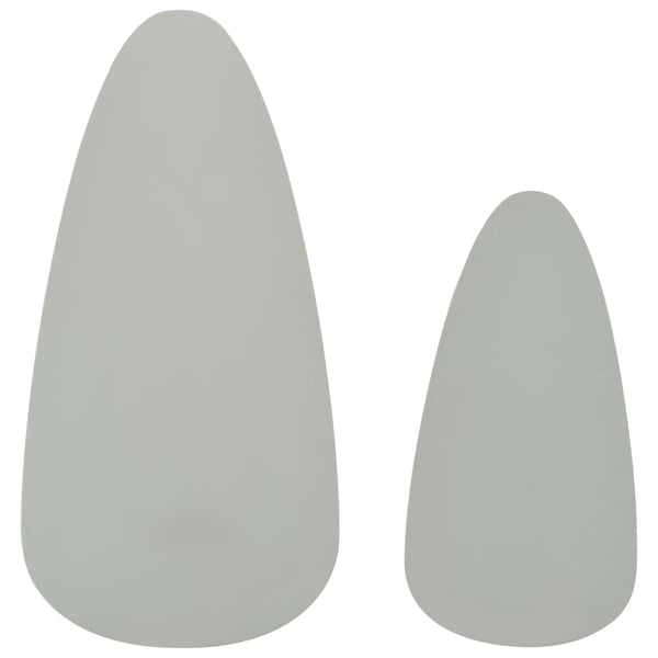 2 Pcs Grey Solid Pinewood Coffee Tables