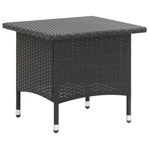 Tea Table 50X50x47 Cm Poly Rattan Patio & Garden Tables