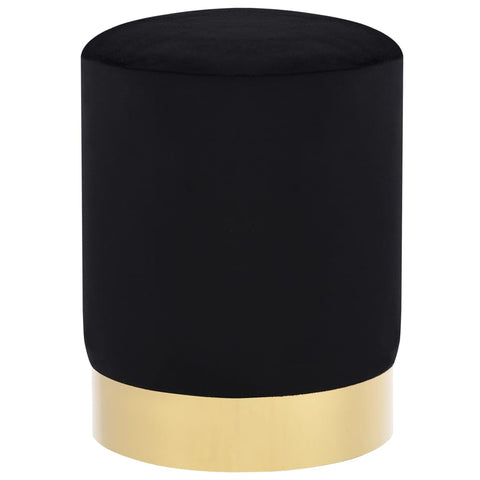 Stool Black And Gold Velvet Benches Bar Stools