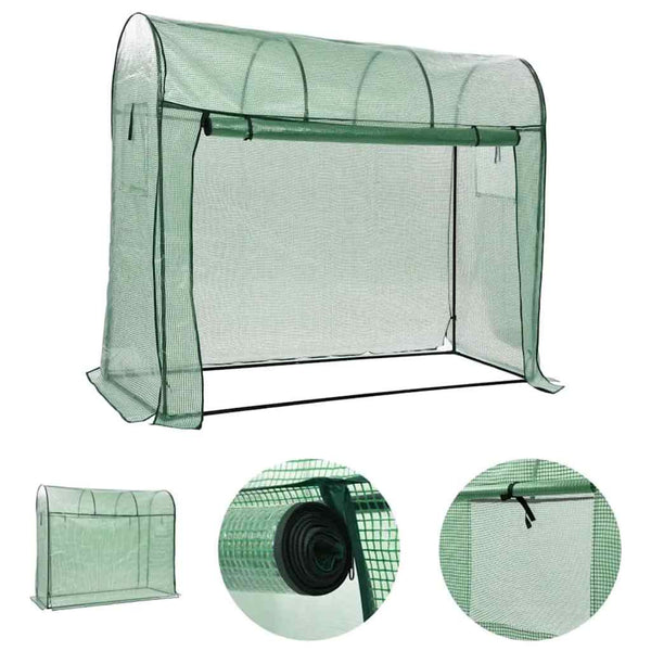 Greenhouse With Zippered Door 200X80x170 Cm Greenhouses