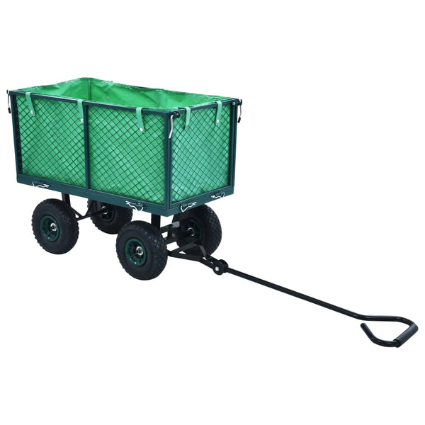 Vidaxl Garden Hand Trolley Green 350 Kg Wheelbarrows Carts Wagons