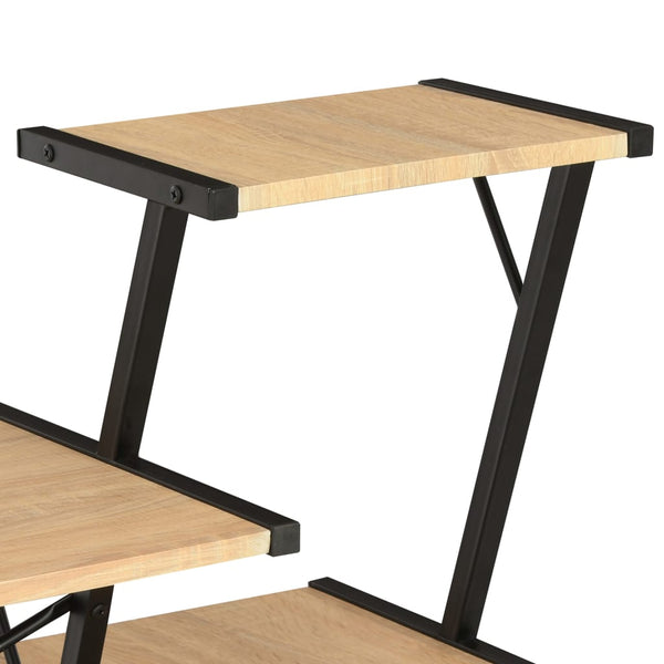 Desk With Shelf 116X50x93 Cm