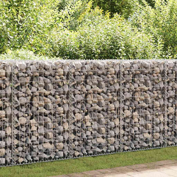 Gabion Spirals 24 Pcs Galvanised Steel 100 Cm Garden Fencing Accessories
