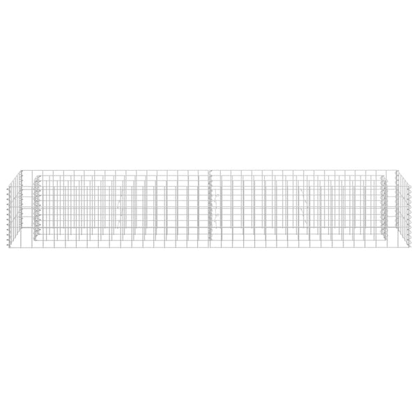 Gabion Raised Bed Galvanised Steel 180X30x30 Cm Raised Garden Beds