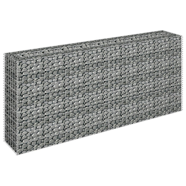 Gabion Raised Bed Galvanised Steel 180X30x90 Cm Raised Garden Beds