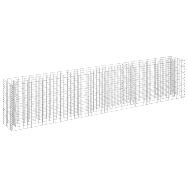 Gabion Raised Bed Galvanised Steel 270X30x60 Cm Raised Garden Beds