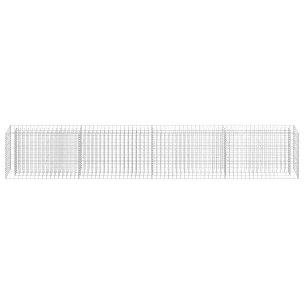 Raised Garden Beds Gabion Raised Bed Galvanised Steel 360X30x60 Cm