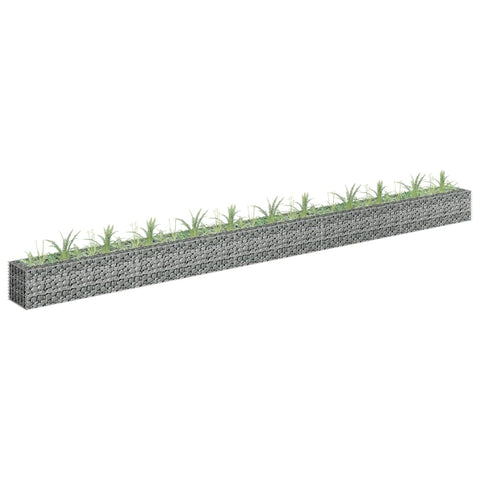 Gabion Raised Bed Galvanised Steel 450X30x30 Cm Raised Garden Beds