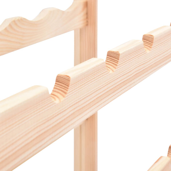 Wine Rack For 56 Bottles Solid Wood Pine Racks