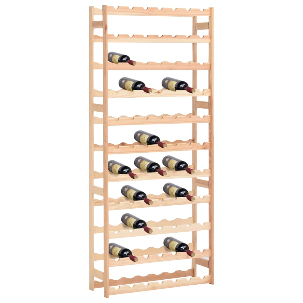 Wine Rack For 77 Bottles Solid Wood Pine Racks