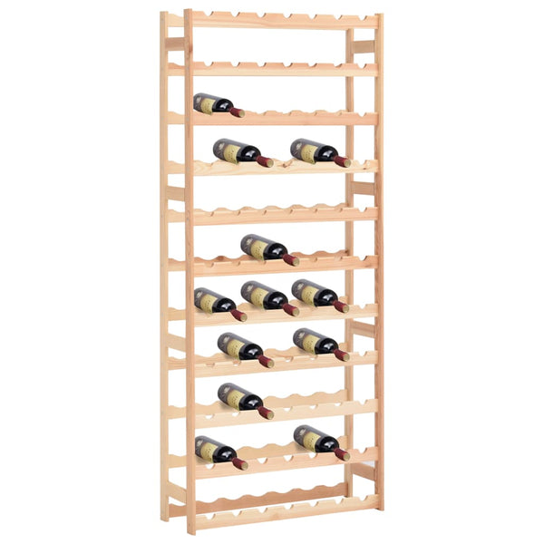 Wine Rack For 77 Bottles Solid Wood Pine Racks
