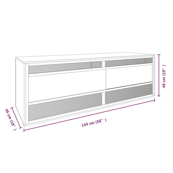 Vidaxl Terrarium Engineered Wood 144X46x48 Cm Small Animal Cages & Hutches