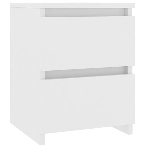 Bedside Cabinet White 30X30x40 Cm Engineered Wood Bedside Tables