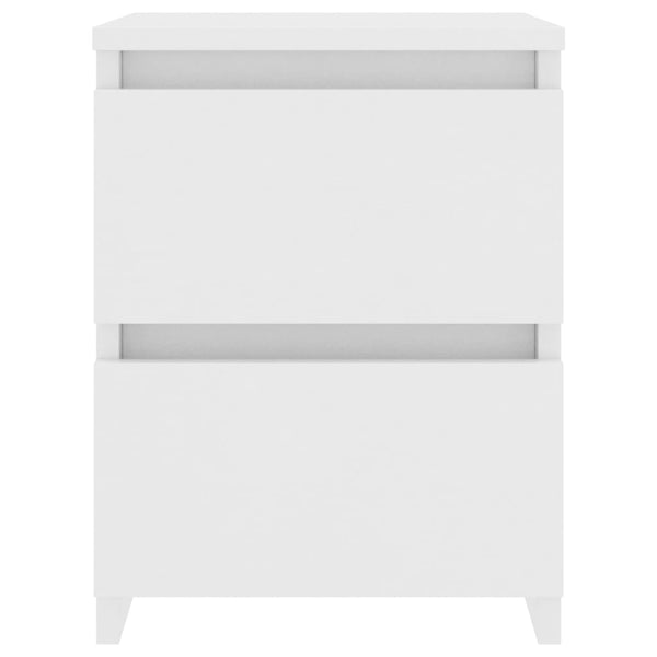 Bedside Cabinet White 30X30x40 Cm Engineered Wood Bedside Tables