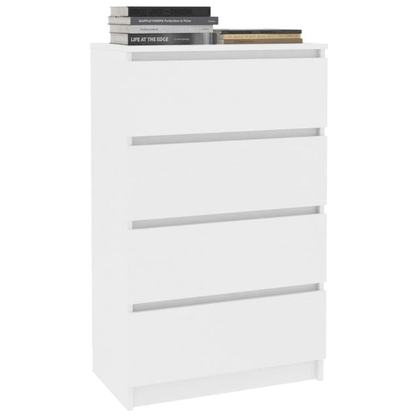 Sideboards & Buffets Sideboard White 60X35x98.5 Cm Engineered Wood