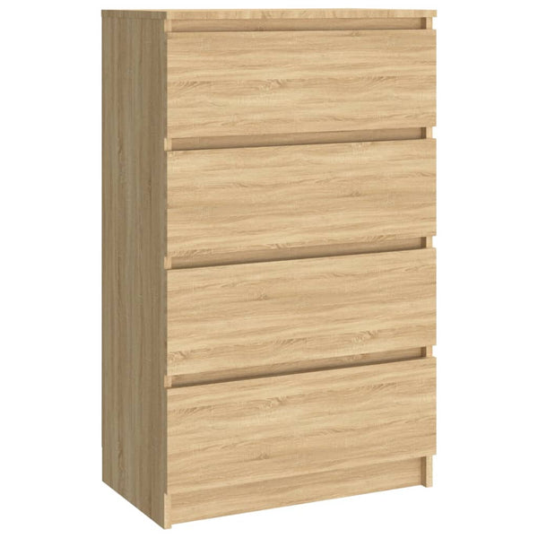 Sideboard Sonoma Oak 60X35x98.5 Cm Engineered Wood Sideboards & Buffets